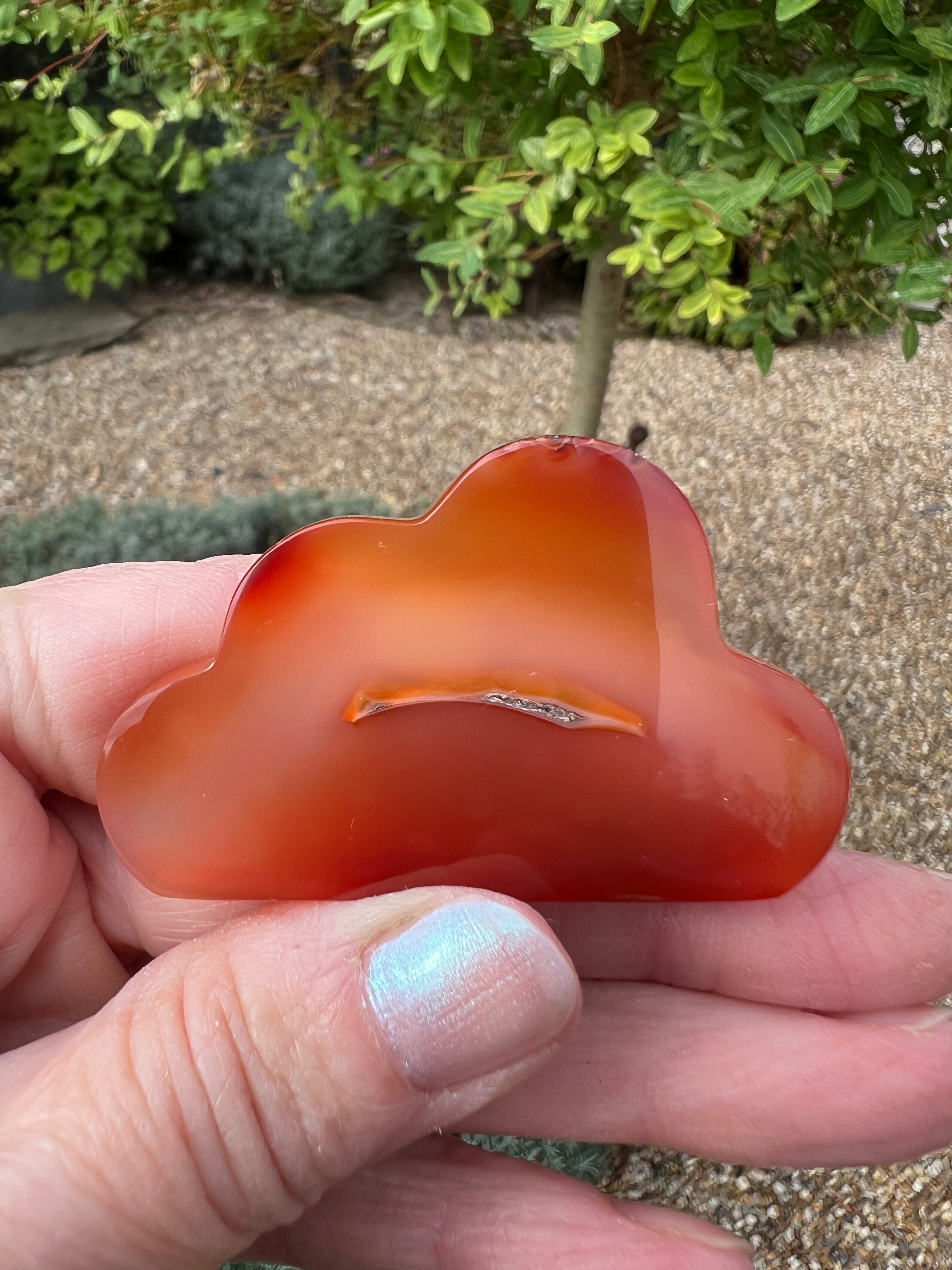 Carnelian Polished Crystal Cloud - CR2