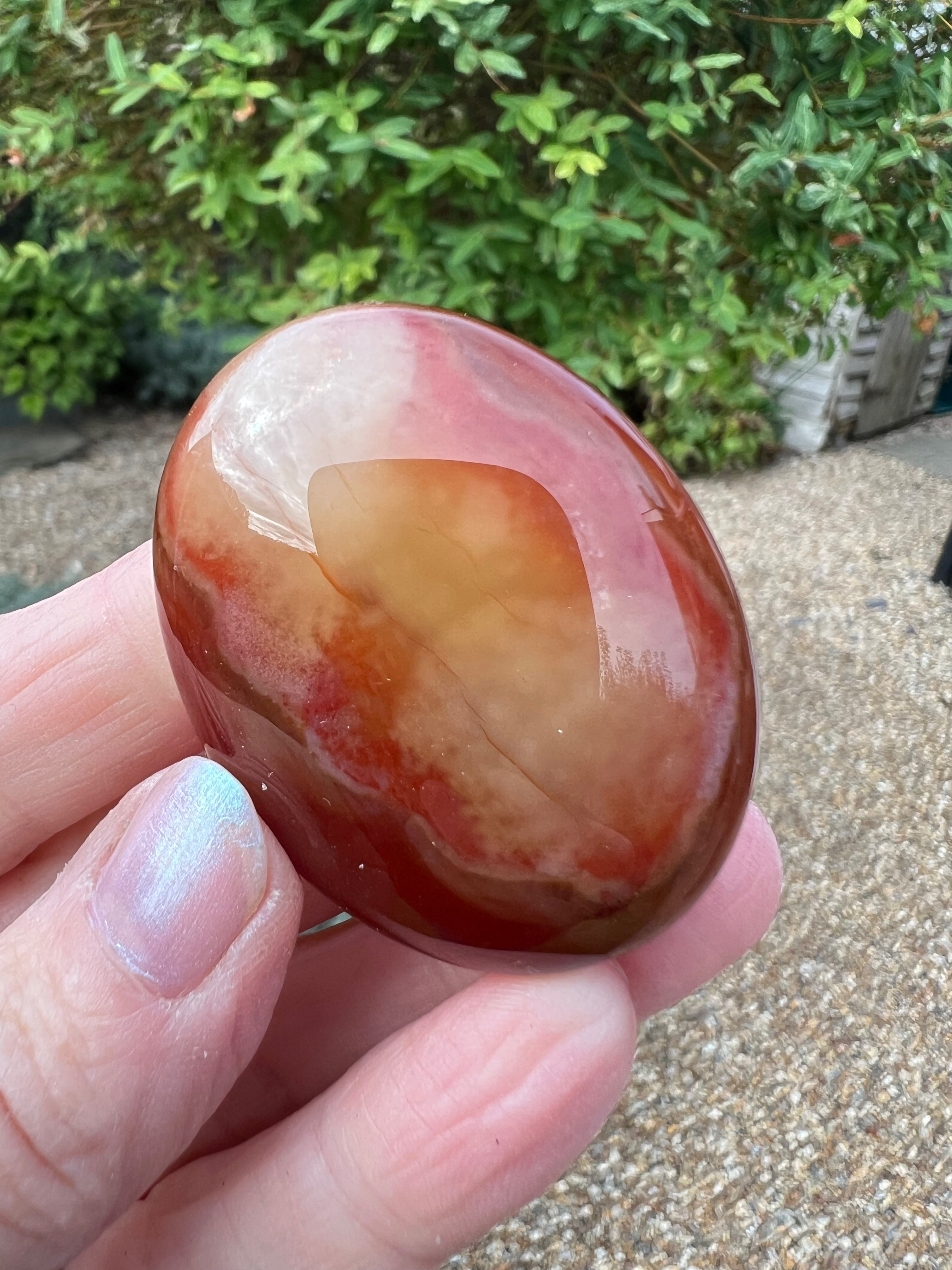 Carnelian Palm Stone - CR3