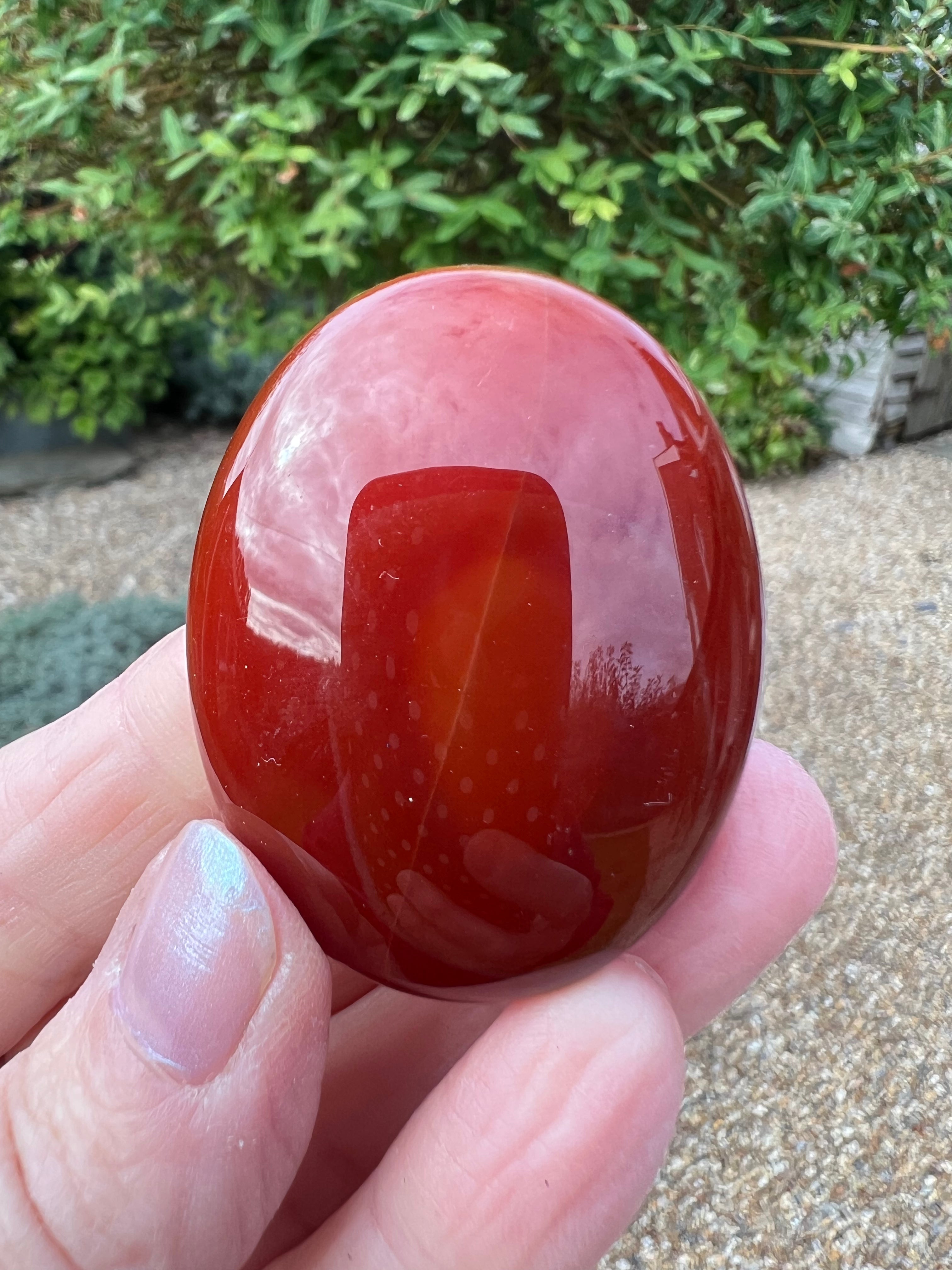 Carnelian Palm Stone - CR3