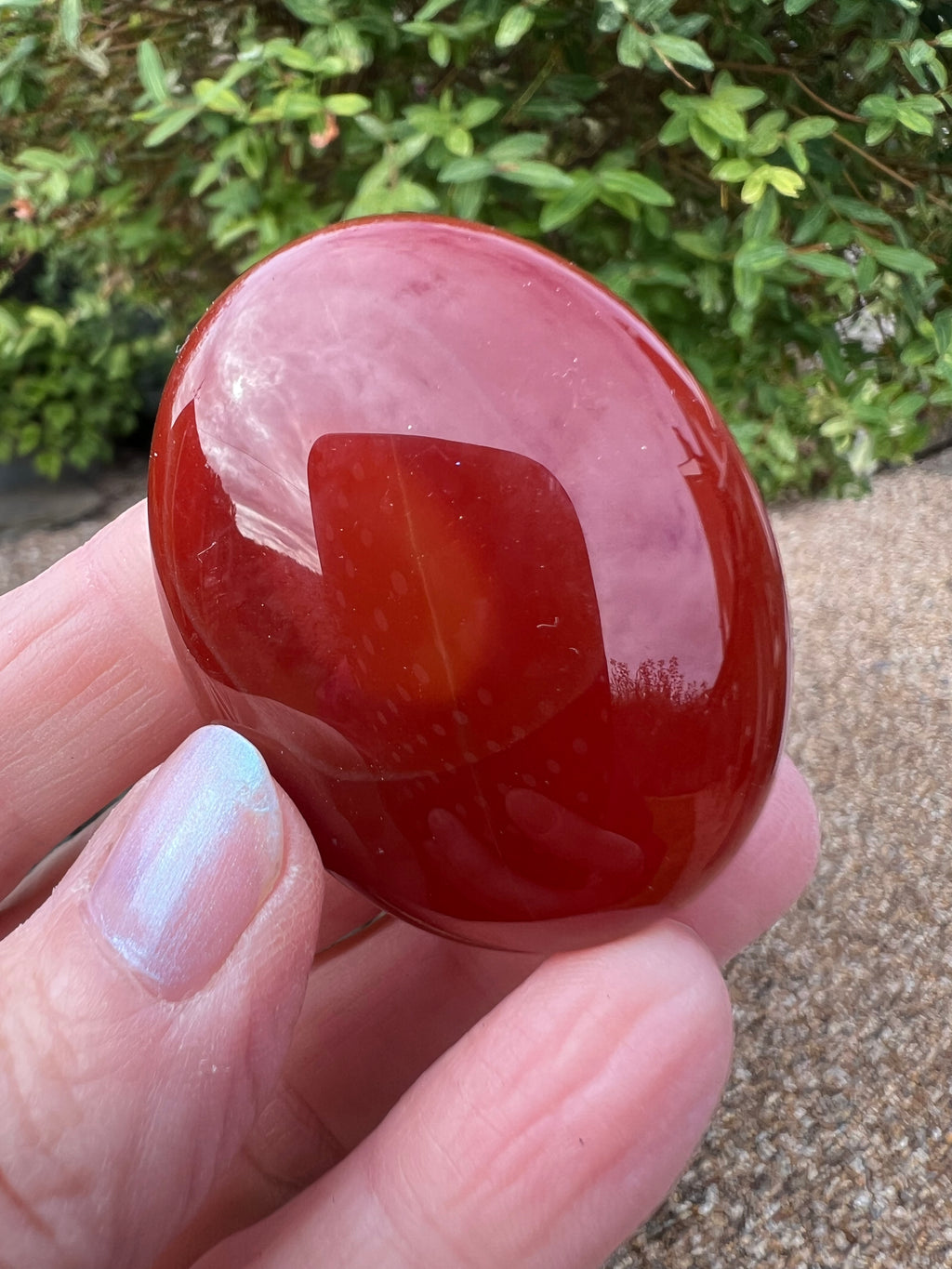 Carnelian Palm Stone - CR3
