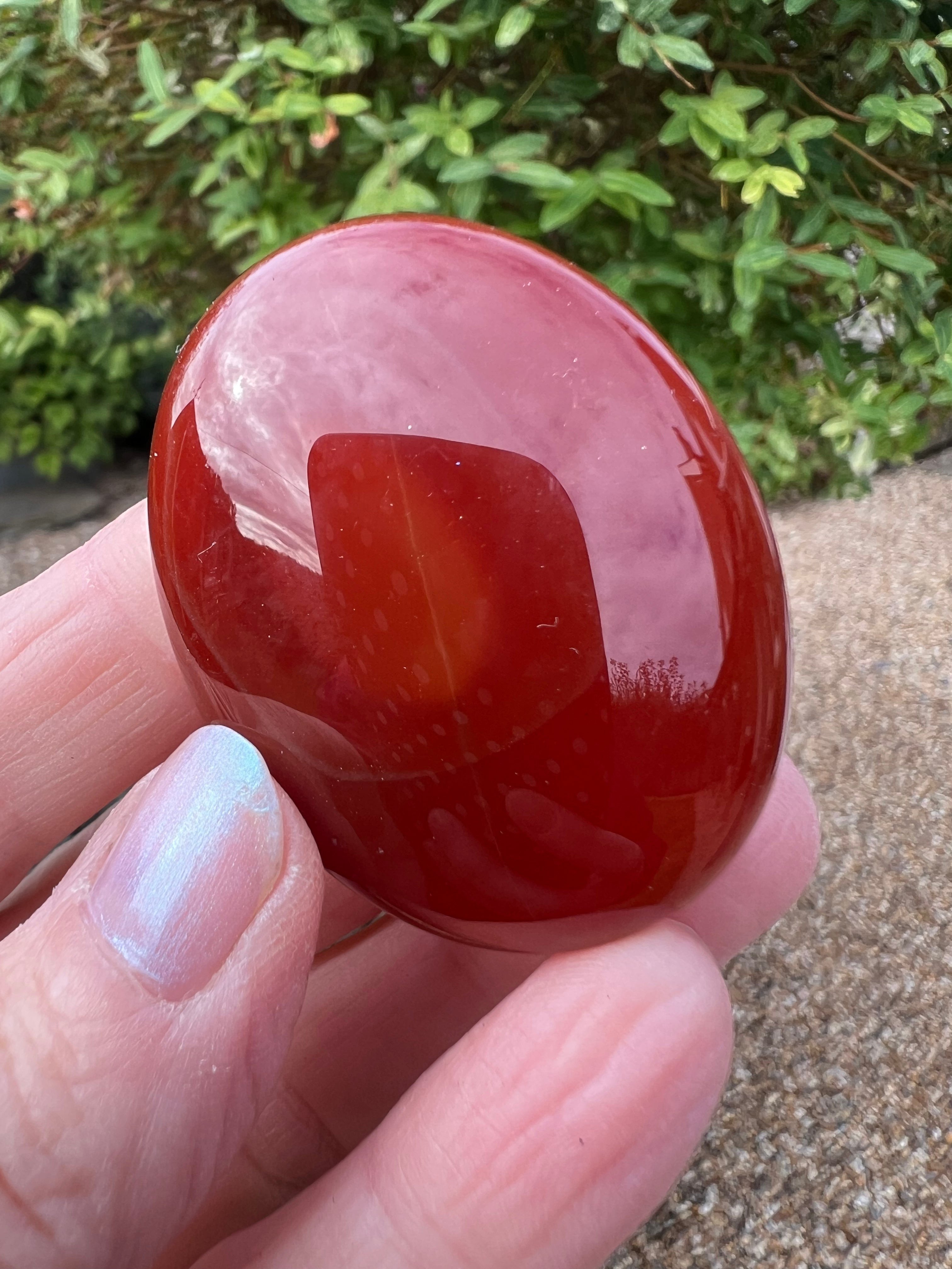 Carnelian Palm Stone - CR3