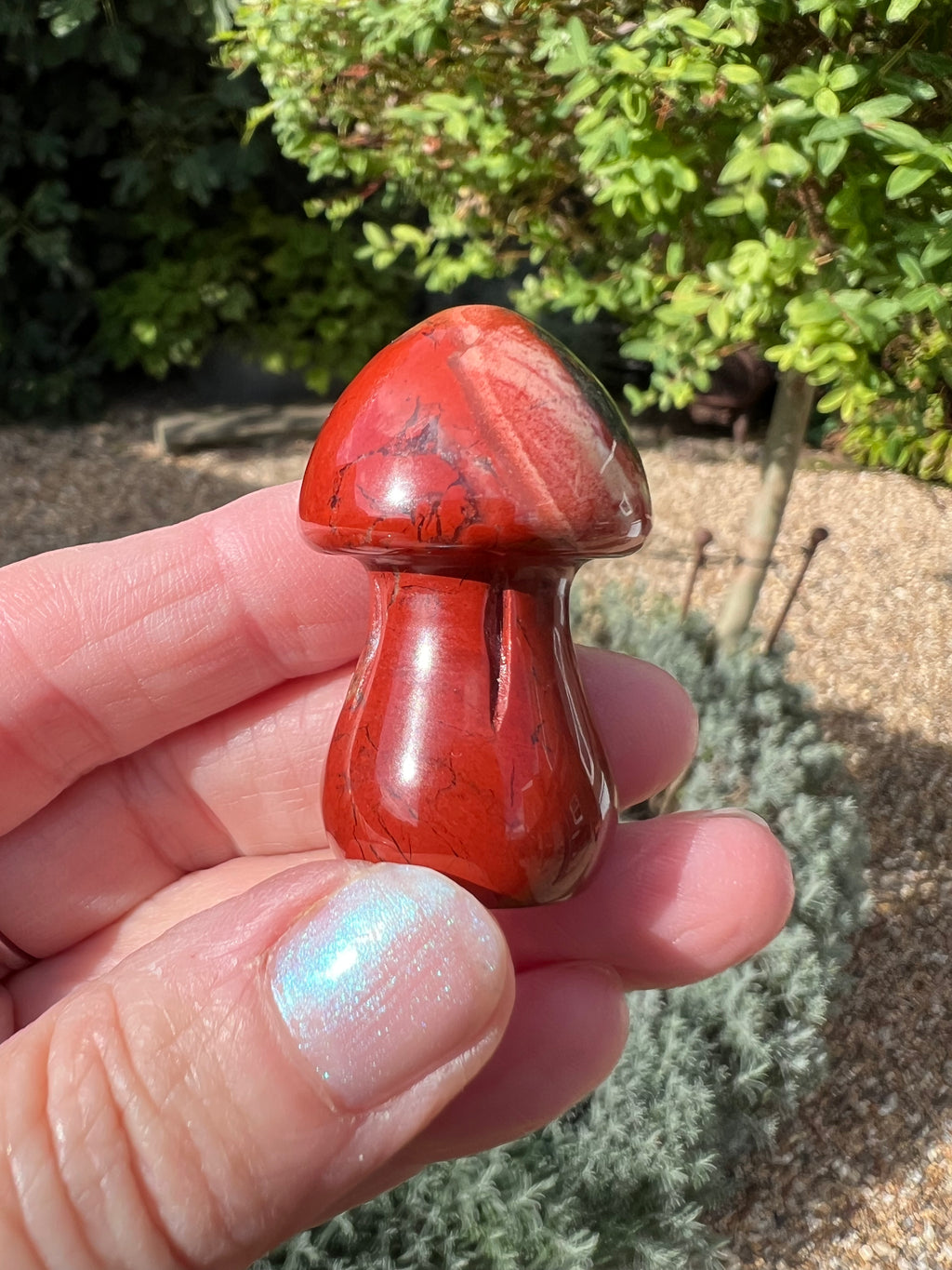 Red Jasper Mushroom - RJ1