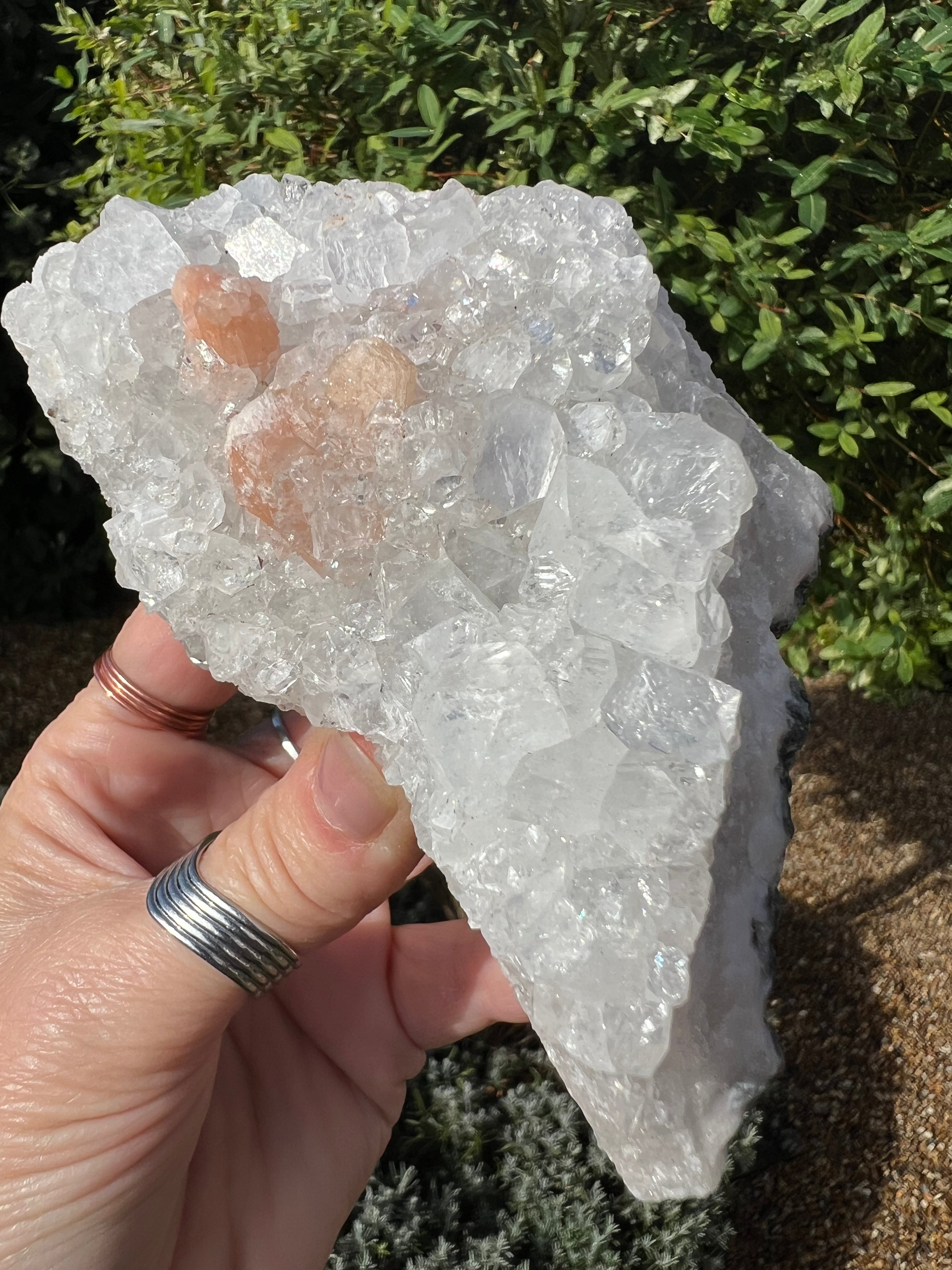 Apophyllite w/ Stilbite Specimen - AY13