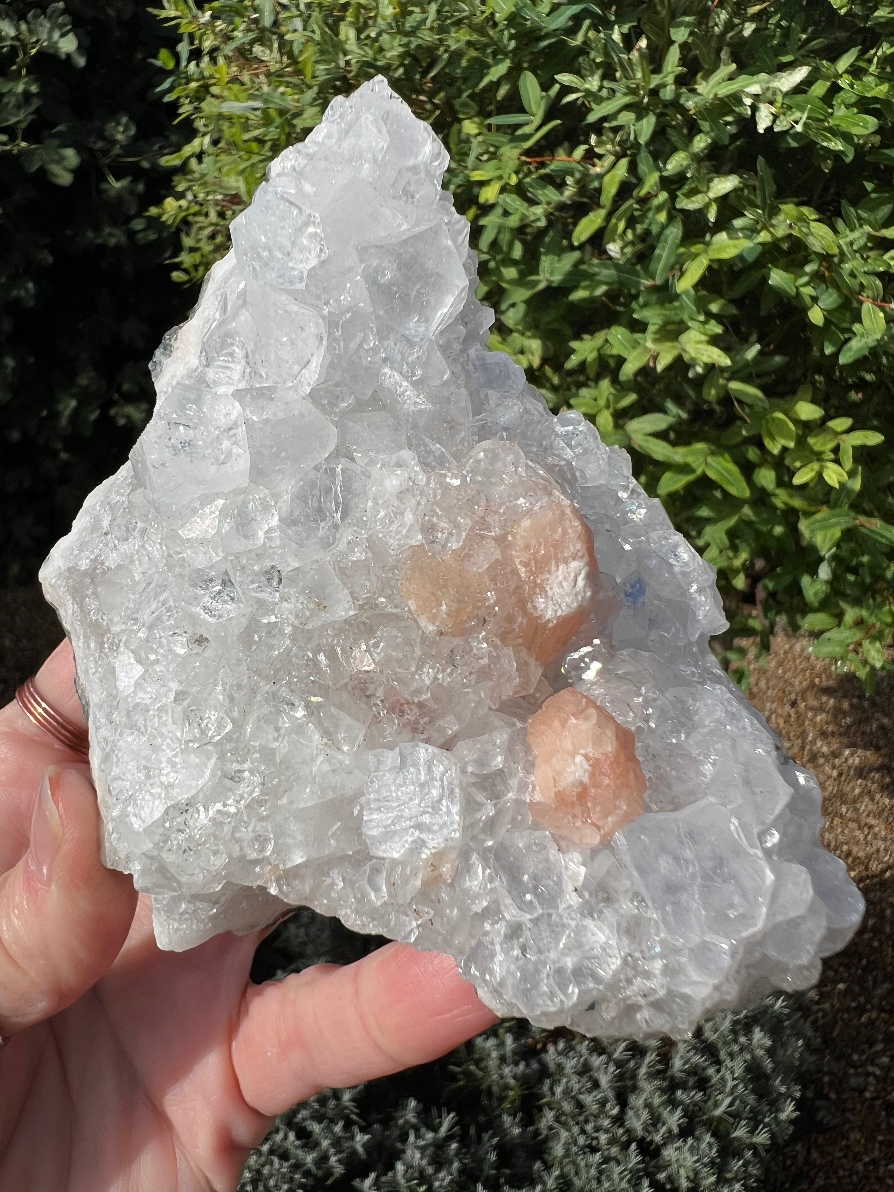 Apophyllite w/ Stilbite Specimen - AY13
