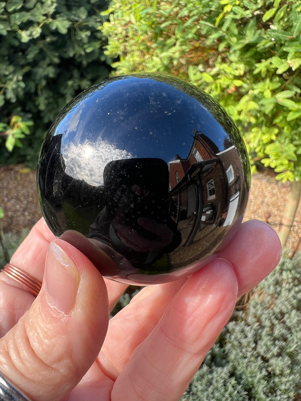 Sheen Obsidian Crystal Sphere - SO1